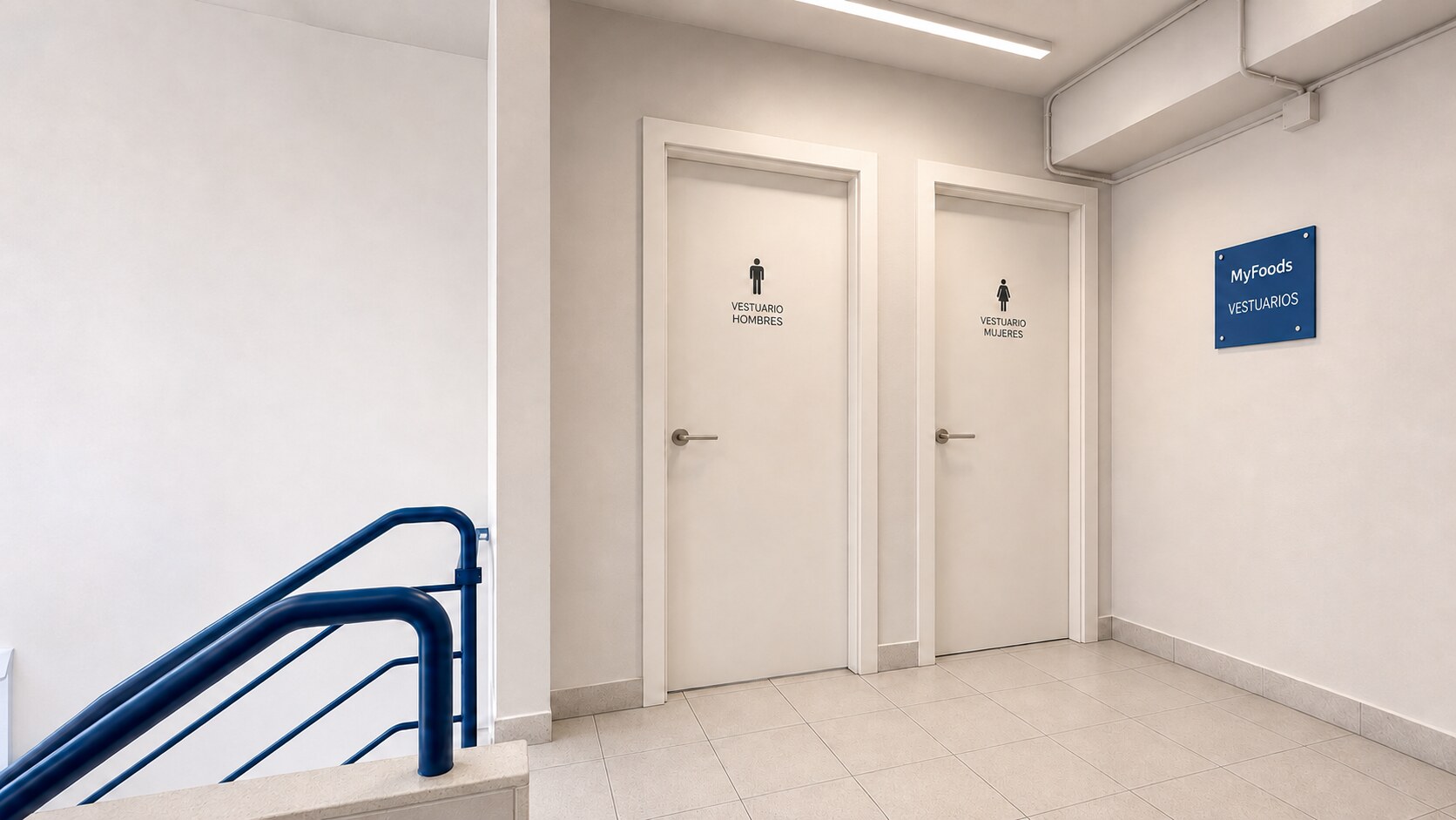 Acceso a los vestuarios de MyFoods